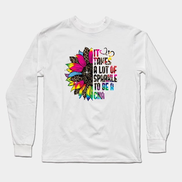 It Takes Lots of Sparkle to be a CNA Long Sleeve T-Shirt by Samphelinshop